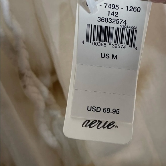 NEW Aerie White Tie Dye Tiered Maxi Sundress - Picture 7 of 7